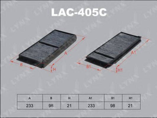 LYNXAUTO LAC405C Фільтр, повітря у внутрішньому просторі