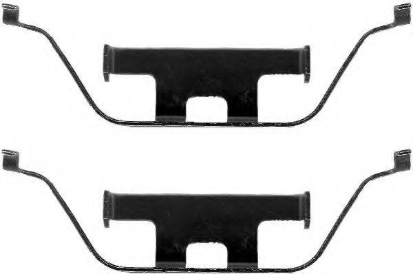 HELLA PAGID 8DZ355201251 комплект приладдя, гальмівний супорт