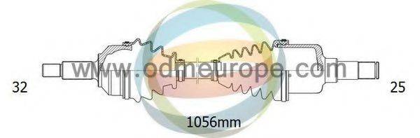 ODM-MULTIPARTS 18222310 Приводний вал