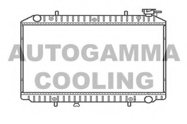 AUTOGAMMA 102199 Радіатор, охолодження двигуна