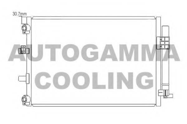 AUTOGAMMA 105881 Конденсатор, кондиціонер