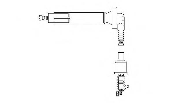 BREMI 3A60E46 Провід запалювання