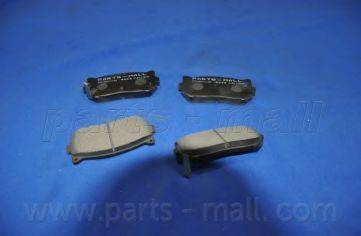 PARTS-MALL PKB008 Комплект гальмівних колодок, дискове гальмо