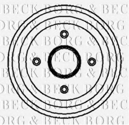BORG & BECK BBR7068 Гальмівний барабан