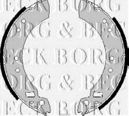 BORG & BECK BBS6158 Комплект гальмівних колодок