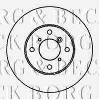 BORG & BECK BBD4230 гальмівний диск