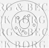 BORG & BECK BBD4328 гальмівний диск