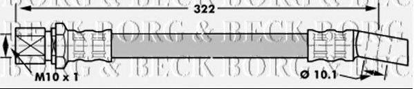 BORG & BECK BBH7027 Гальмівний шланг