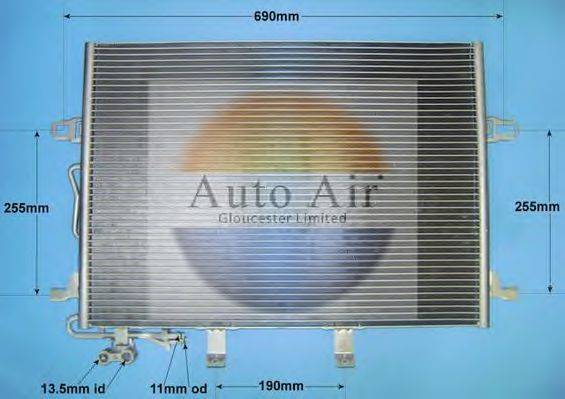 AUTO AIR GLOUCESTER 168895A Конденсатор, кондиціонер