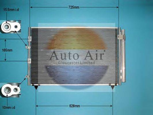 AUTO AIR GLOUCESTER 161013 Конденсатор, кондиціонер