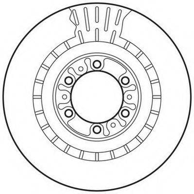 JURID 562798JC гальмівний диск