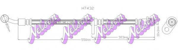 BROVEX-NELSON H7432Q Гальмівний шланг