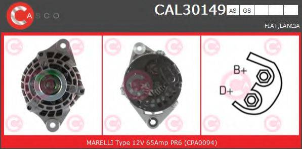 CASCO CAL30149AS Генератор