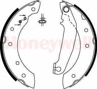 BENDIX 361848B Комплект гальмівних колодок