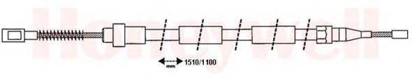 BENDIX 432892B Трос, стоянкова гальмівна система