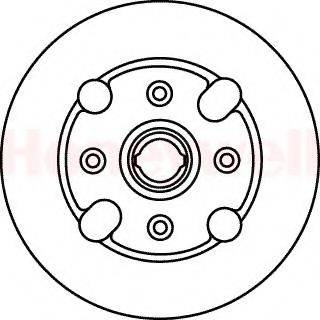 BENDIX 561045B гальмівний диск