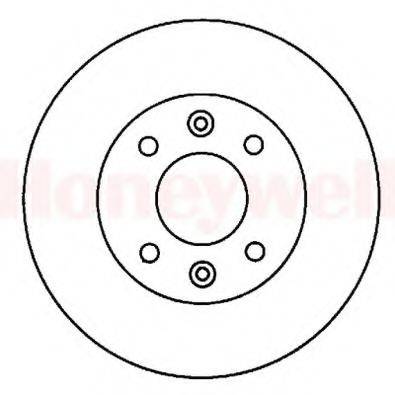 BENDIX 561347B гальмівний диск