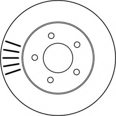 BENDIX 562137B гальмівний диск