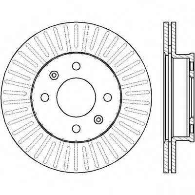 BENDIX 562425B гальмівний диск