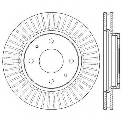 BENDIX 562573BC гальмівний диск