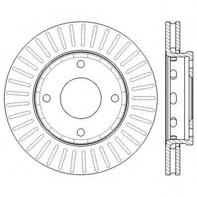 BENDIX 562575BC гальмівний диск