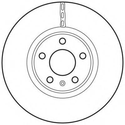 BENDIX 562615BC гальмівний диск