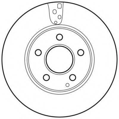 BENDIX 562637BC гальмівний диск