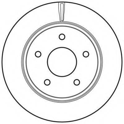 BENDIX 562707BC гальмівний диск