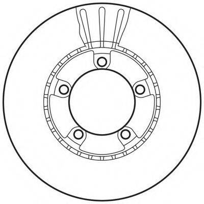 BENDIX 562747BC гальмівний диск