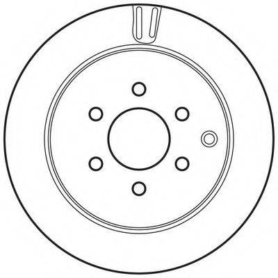 BENDIX 562782BC гальмівний диск