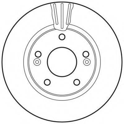 BENDIX 562789BC гальмівний диск
