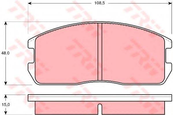 DR!VE+ DP1010100650 Комплект гальмівних колодок, дискове гальмо