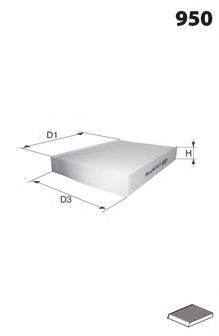 DR!VE+ DP1110120047 Фільтр, повітря у внутрішньому просторі