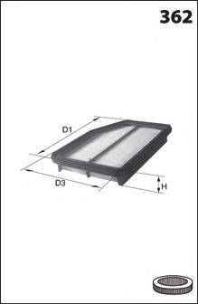LUCAS FILTERS LFAF448 Повітряний фільтр