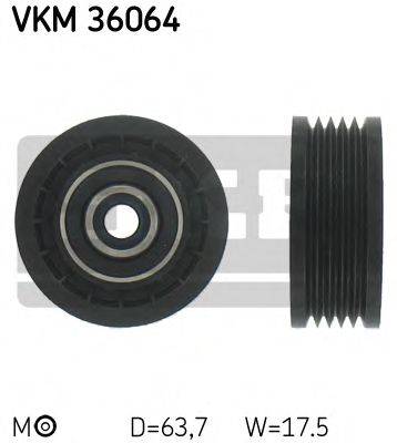 SKF VKM36064 Натяжний ролик, полікліновий ремінь