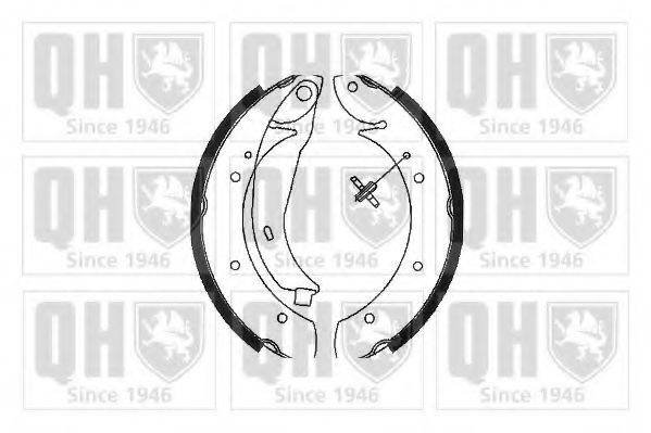 QUINTON HAZELL BS1075 Комплект гальмівних колодок
