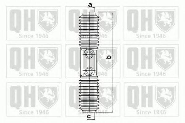 QUINTON HAZELL QG1267 Комплект пильника, рульове керування