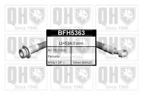 QUINTON HAZELL BFH5363 Гальмівний шланг