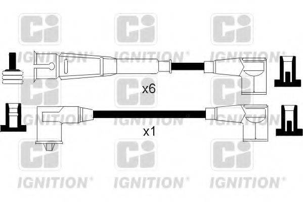 QUINTON HAZELL XC830 Комплект дротів запалювання