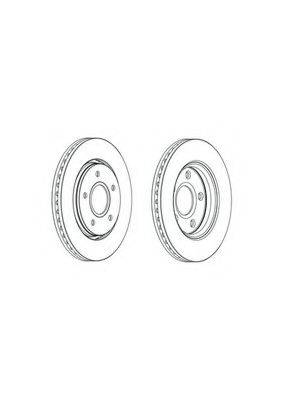 FERODO DDF1807C гальмівний диск
