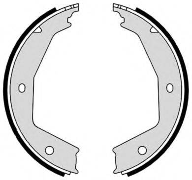 BREMBO S23554 Комплект гальмівних колодок, стоянкова гальмівна система