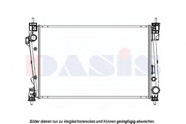 AKS DASIS 010015N Радіатор, охолодження двигуна