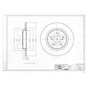 DELPHI BG4200 гальмівний диск