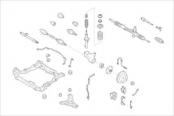 DELPHI FORD05826F Підвіска колеса