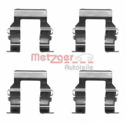METZGER 1091279 Комплектуючі, колодки дискового гальма