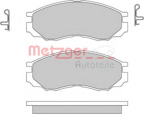 METZGER 1170493 Комплект гальмівних колодок, дискове гальмо