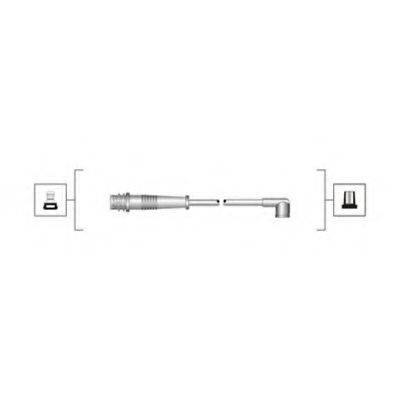 MAGNETI MARELLI 941319170032 Комплект дротів запалювання