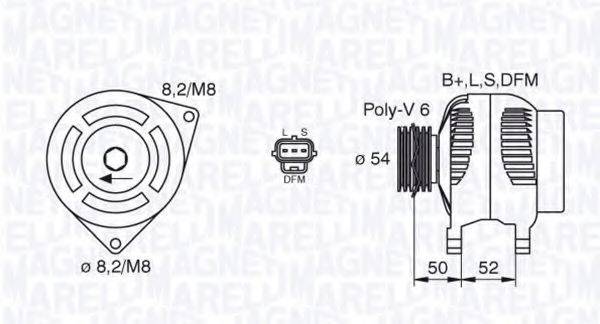 MAGNETI MARELLI 063377443010 Генератор