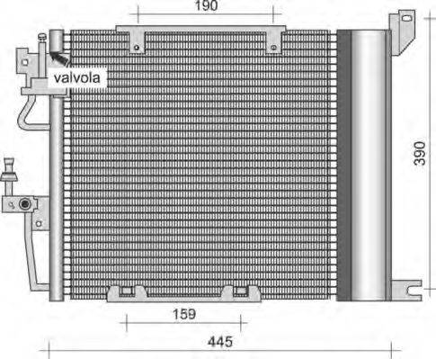 MAGNETI MARELLI 350203256000 Конденсатор, кондиціонер