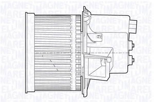 MAGNETI MARELLI 069412652010 Вентилятор салону